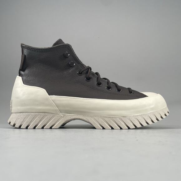 Women's 11 Men’s 9 Converse Lugged 2.0 Chunky High Top Sneaker Casual Shoe Brown - Picture 6 of 9